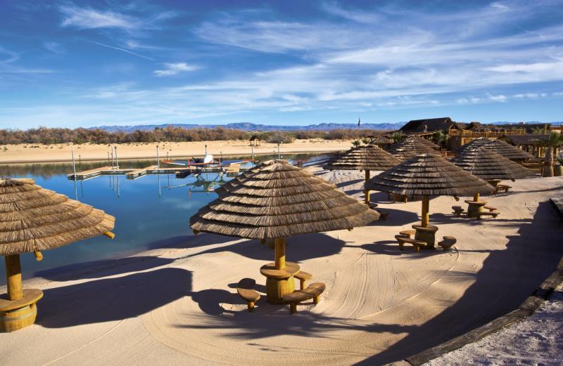 Pirate Cove Resort & Marina Needles Kültér fotó